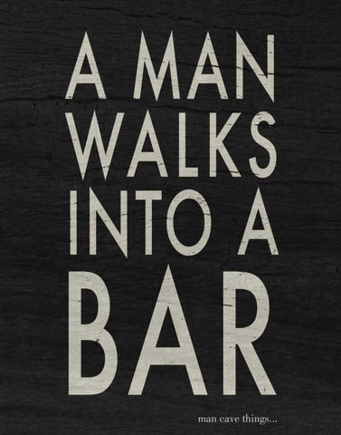 Bar I Black Ornate Wood Framed Art Print with Double Matting by Studio, Sd Graphics