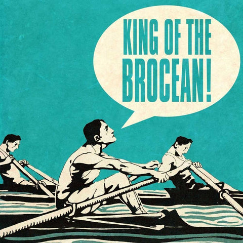 Bro Bro II Black Modern Wood Framed Art Print with Double Matting by Studio, Sd Graphics