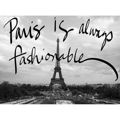 Fashionable Paris Gold Ornate Wood Framed Art Print with Double Matting by Navas, Emily