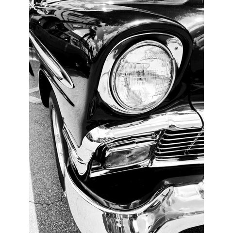 Night Rider III Black Modern Wood Framed Art Print with Double Matting by Bryant, Susan