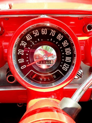 Drive By I White Modern Wood Framed Art Print with Double Matting by Bryant, Susan