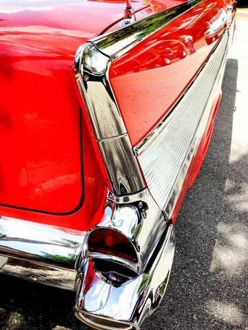 Drive By II White Modern Wood Framed Art Print with Double Matting by Bryant, Susan