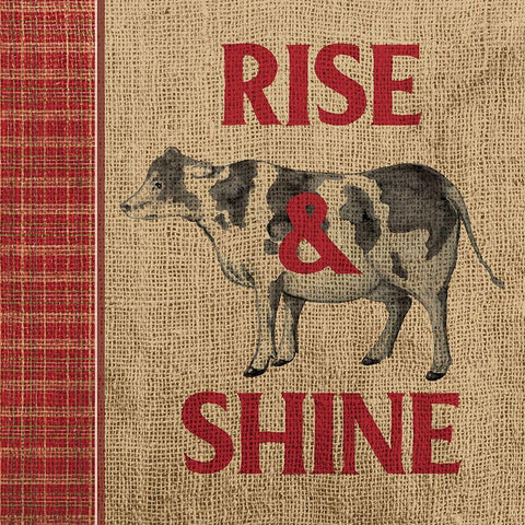 Rise and Shine Farm Fresh II Gold Ornate Wood Framed Art Print with Double Matting by Metz, Andi