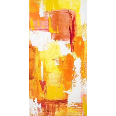 MidSummer I Black Modern Wood Framed Art Print with Double Matting by Loreth, Lanie