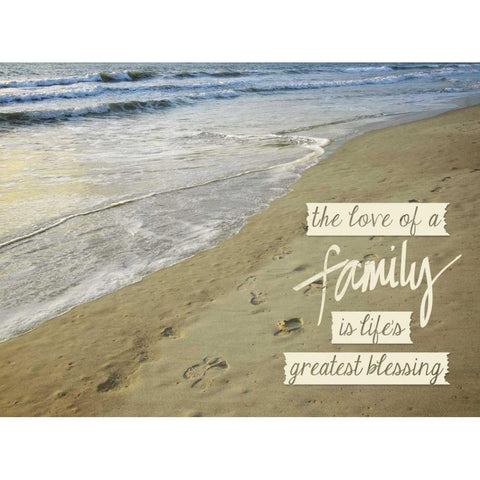 Family Love Black Modern Wood Framed Art Print by Peck, Gail