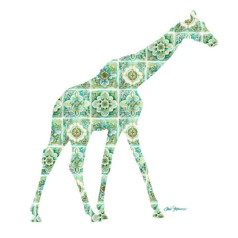 French Wild I White Modern Wood Framed Art Print by Gaynor, Janice