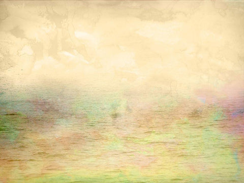 Misty Ocean I Black Ornate Wood Framed Art Print with Double Matting by Mabat, Ynon