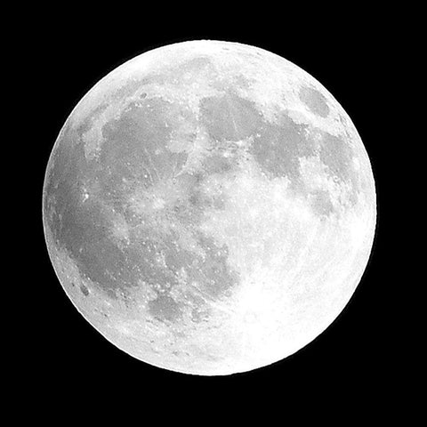 Moon Phase I White Modern Wood Framed Art Print by Peck, Gail