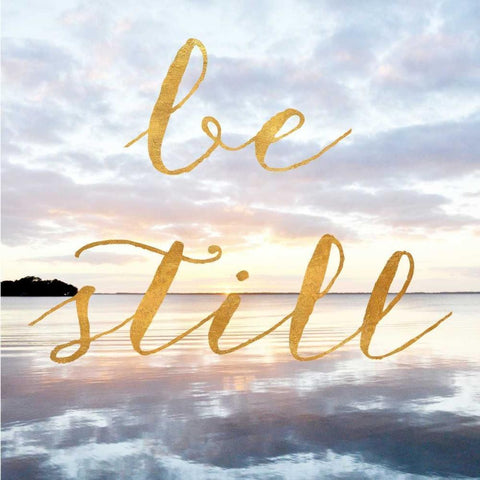 Be Still Black Modern Wood Framed Art Print by Nawrocke, Bruce