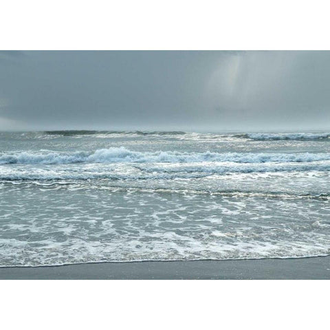 Daytona Storm II Black Modern Wood Framed Art Print by Nawrocke, Bruce