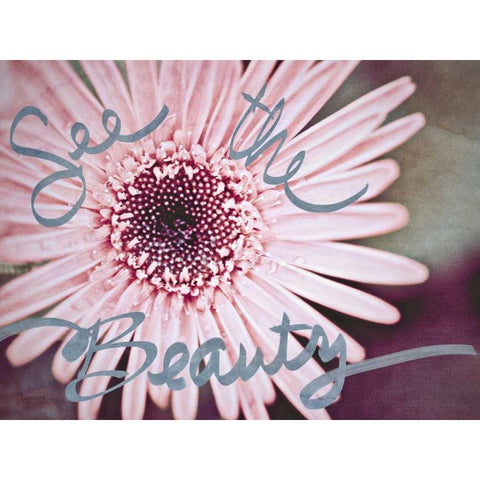 See the Beauty Black Modern Wood Framed Art Print by Bryant, Susan