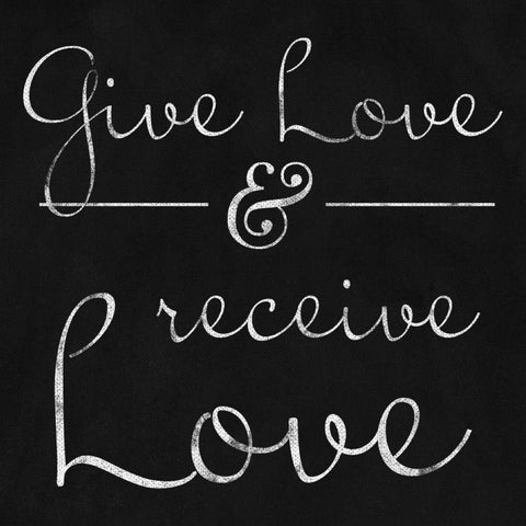 Love and Beyond Border I Black Modern Wood Framed Art Print with Double Matting by Sundance Studio