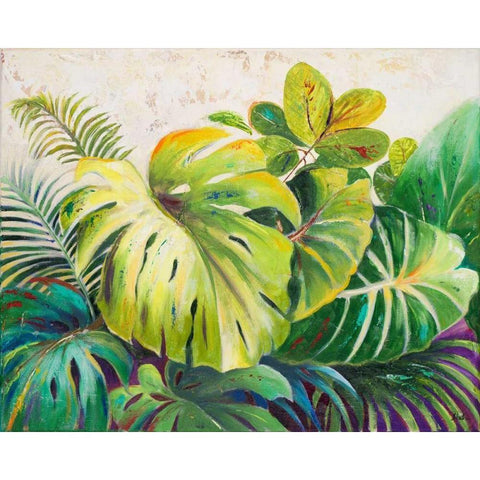 Mystic Garden I White Modern Wood Framed Art Print by Pinto, Patricia