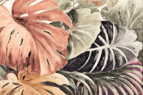 Neutral Mystic Garden I Black Ornate Wood Framed Art Print with Double Matting by Pinto, Patricia