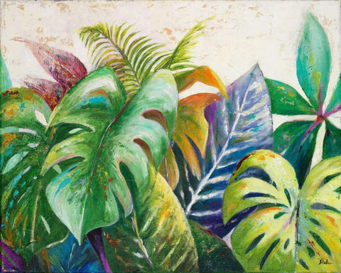 Mystic Garden II Black Ornate Wood Framed Art Print with Double Matting by Pinto, Patricia