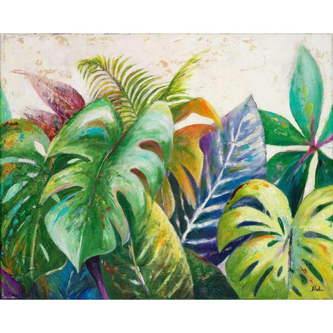 Mystic Garden II White Modern Wood Framed Art Print by Pinto, Patricia