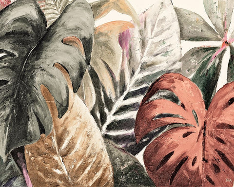 Neutral Mystic Garden II Black Ornate Wood Framed Art Print with Double Matting by Pinto, Patricia