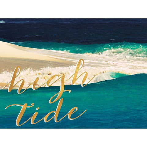 High Waves I Black Modern Wood Framed Art Print by Mansfield, Kathy