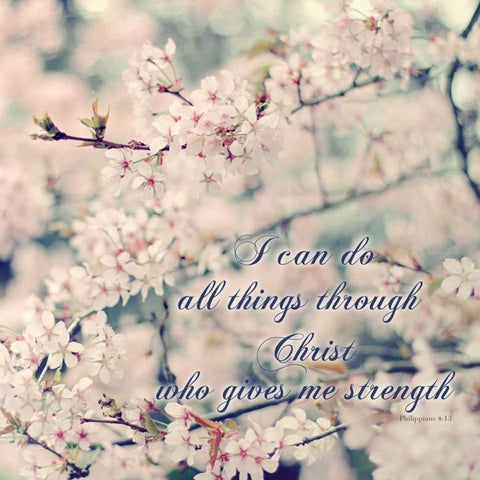 Do All Things With Christ Black Modern Wood Framed Art Print by Gardner, Sarah