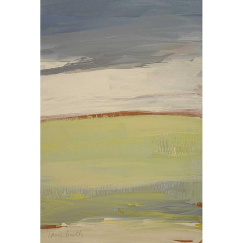 Flatlands I White Modern Wood Framed Art Print by Loreth, Lanie