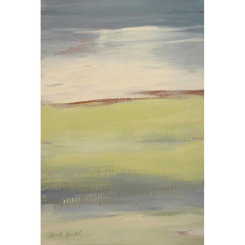 Flatlands II Black Modern Wood Framed Art Print with Double Matting by Loreth, Lanie