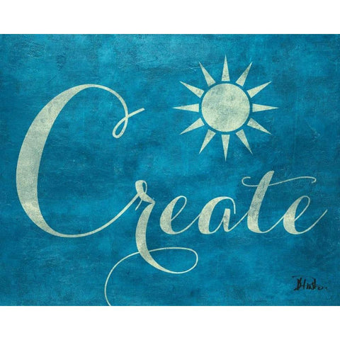 Create Believe I Gold Ornate Wood Framed Art Print with Double Matting by Pinto, Patricia