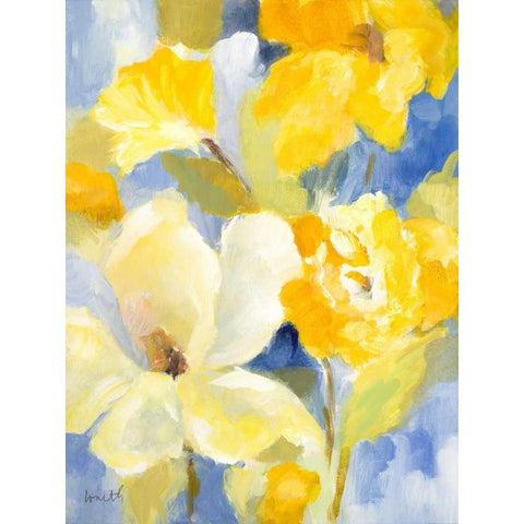 Sunlit Gold Ornate Wood Framed Art Print with Double Matting by Loreth, Lanie