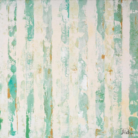 Night Breeze II White Modern Wood Framed Art Print by Pinto, Patricia