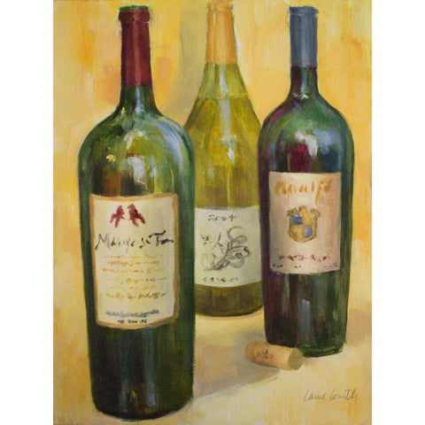 Time for Wine II White Modern Wood Framed Art Print by Loreth, Lanie