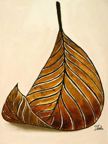 Simple and Interesting II White Modern Wood Framed Art Print with Double Matting by Pinto, Patricia