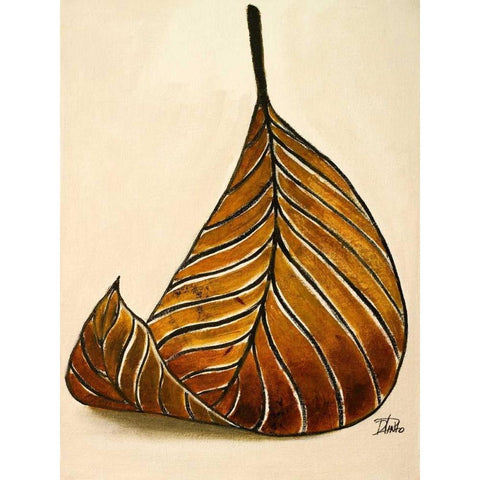 Simple and Interesting II Black Modern Wood Framed Art Print with Double Matting by Pinto, Patricia