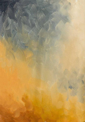 Growing Amber White Modern Wood Framed Art Print with Double Matting by Pinto, Patricia