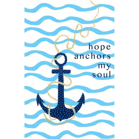 Sweet Anchor II Gold Ornate Wood Framed Art Print with Double Matting by Biscardi, Nicholas