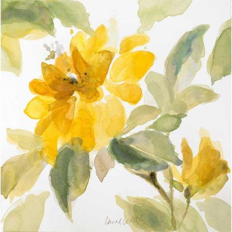 Early May Blooms I Gold Ornate Wood Framed Art Print with Double Matting by Loreth, Lanie