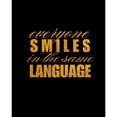 Smile Imagine I Gold Ornate Wood Framed Art Print with Double Matting by Studio, SD Graphics