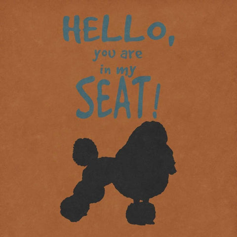 Deoge Says Square I Black Modern Wood Framed Art Print by Studio, Sd Graphics