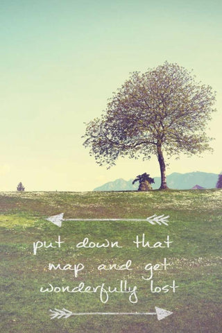 Wonderfully Lost Black Ornate Wood Framed Art Print with Double Matting by Peck, Gail