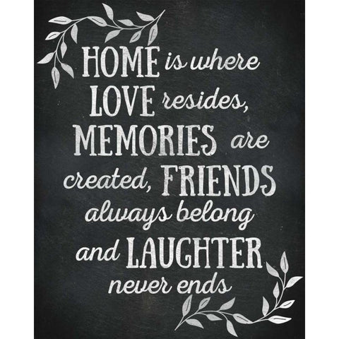 Home Forever I Gold Ornate Wood Framed Art Print with Double Matting by Studio, Sd Graphics