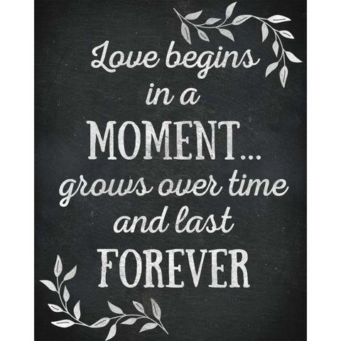 Home Forever II White Modern Wood Framed Art Print by Studio, Sd Graphics