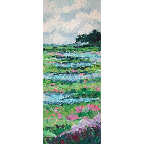 Marsh Romance II Black Modern Wood Framed Art Print with Double Matting by Coolick, Ann Marie