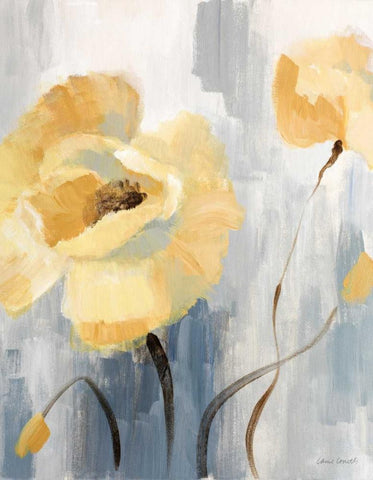 Blossom Beguile II White Modern Wood Framed Art Print with Double Matting by Loreth, Lanie