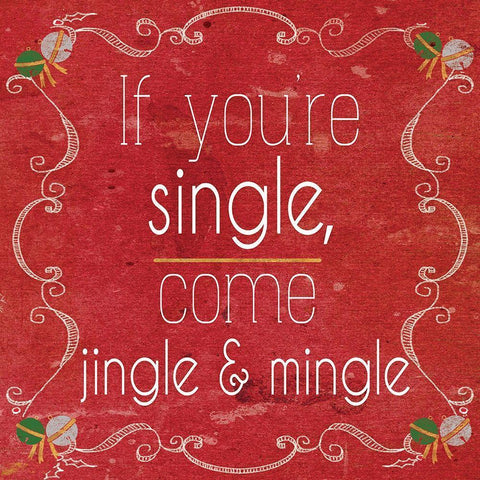 Red Hot Christmas I Black Modern Wood Framed Art Print by Metz, Andi