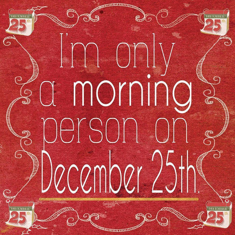 Red Hot Christmas IV Gold Ornate Wood Framed Art Print with Double Matting by Metz, Andi