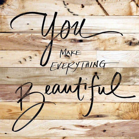 Inspiration on Wood White Modern Wood Framed Art Print by SD Graphics Studio