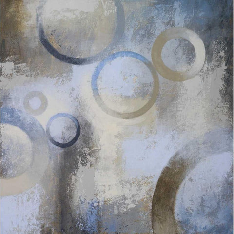 Cobalt II Black Modern Wood Framed Art Print by Marcon, Michael