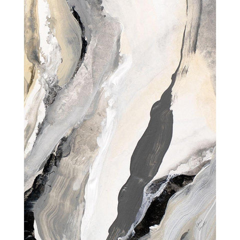 Crystalline Set III White Modern Wood Framed Art Print by Loreth, Lanie