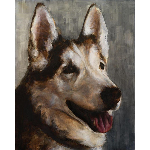 Best Friend I Black Modern Wood Framed Art Print by Johnson, Walt