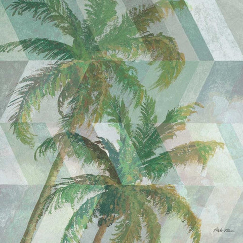 Go With Coastal Color I White Modern Wood Framed Art Print by Marcon, Michael