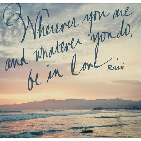 Be in Love Black Modern Wood Framed Art Print by Bryant, Susan