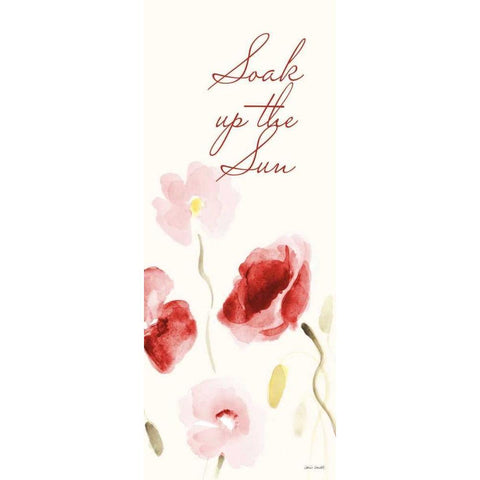 Soak up the Sun White Modern Wood Framed Art Print by Loreth, Lanie